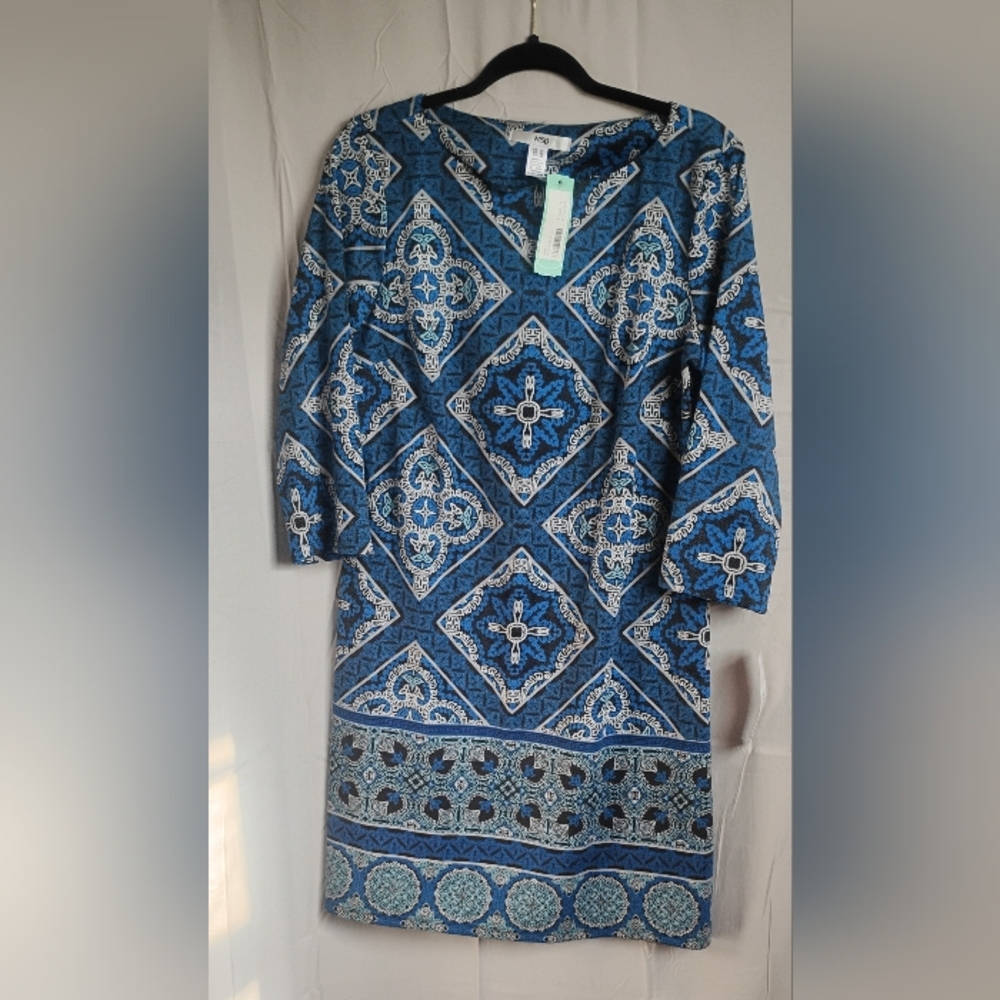 Wisp karis Ponte dress cobalt size 14